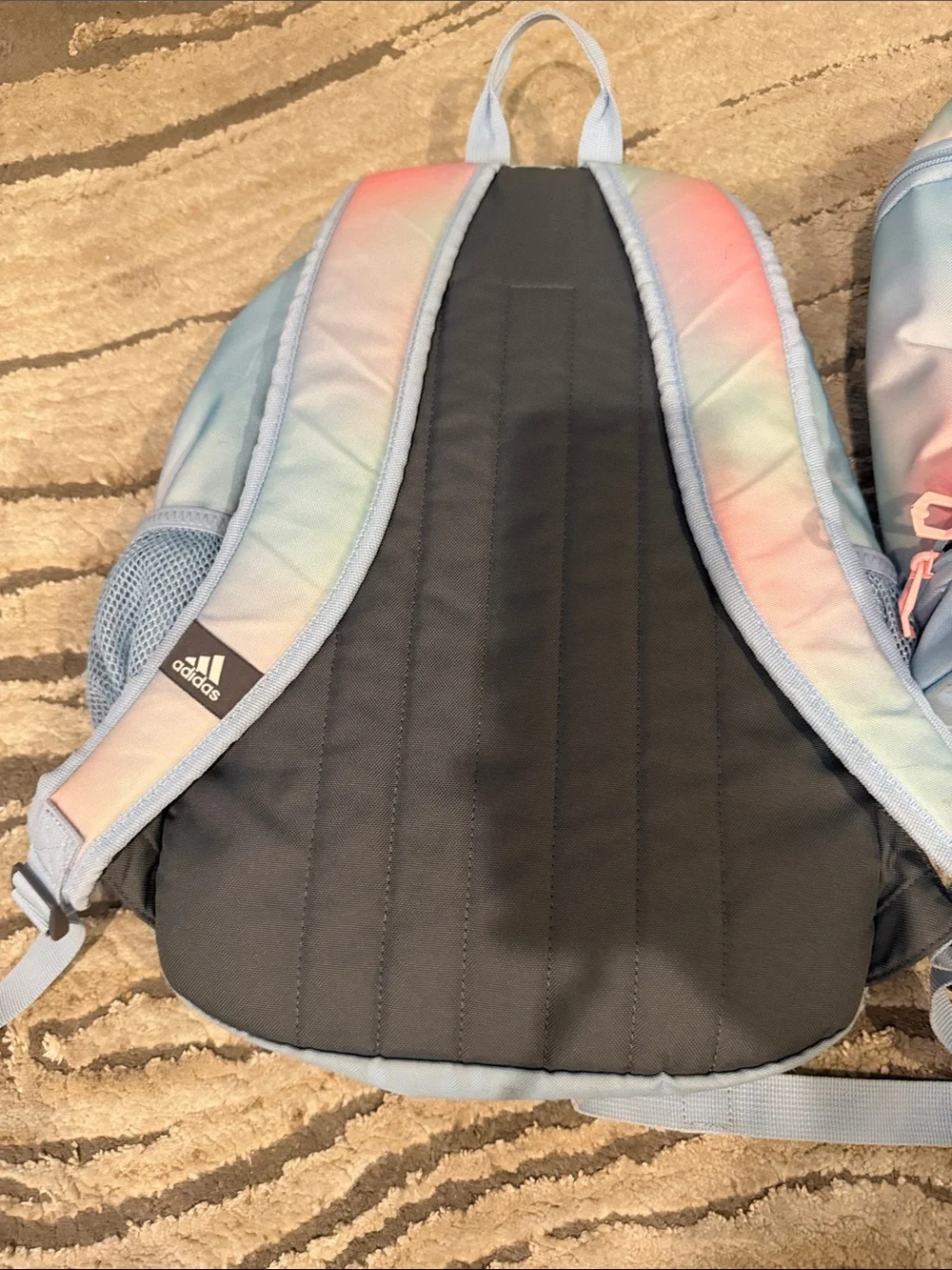 adidas Kids Pink & Blue Ombre Backpack and Lunch Bag Set